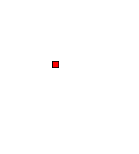 Kaart van Nederland met de stad Maastricht