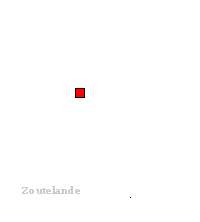 Kaart van Nederland met Zoutelande